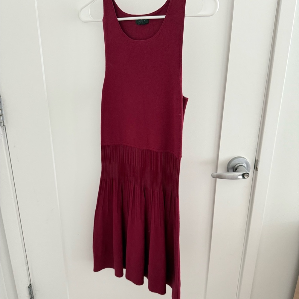 Club Monaco  Burgundy Sleeveless Dress